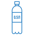 Изображение Вода 0,5 литра Фото Вода 0,5 литра