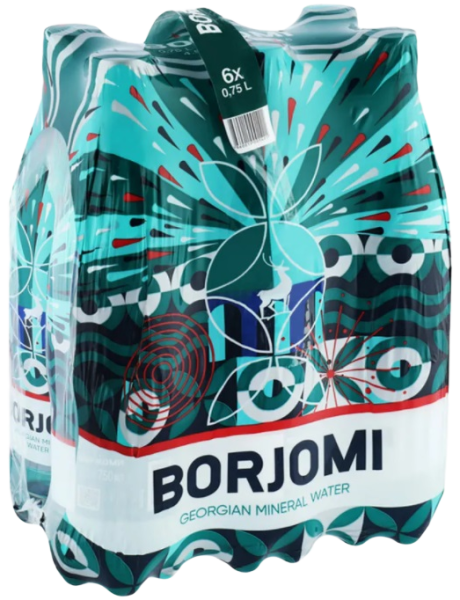 Вода Borjomi (Боржоми) 0.75 литра газированная (ПЭТ)