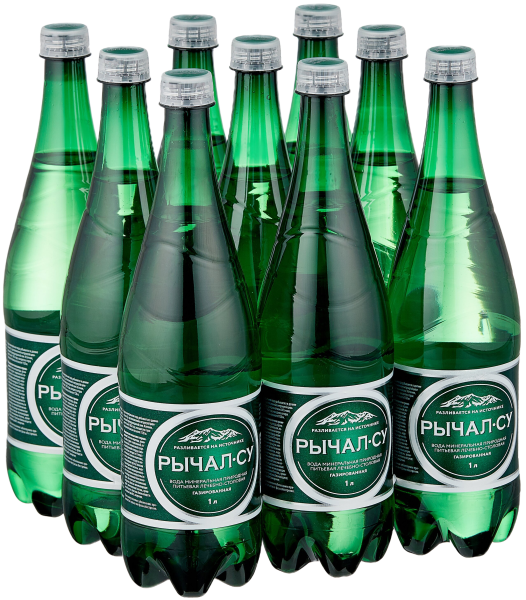 Вода Рычал-Су 1 литр газированная (ПЭТ)