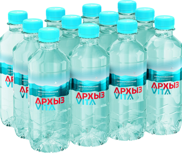 Вода Архыз 0.33 литра газированная (ПЭТ)