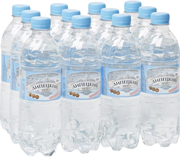 Вода Липецкий Бювет 0.5 литра негазированная (ПЭТ)